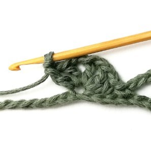 Stacked Triangles and Eyelet Crochet Stitch Photo Tutorial