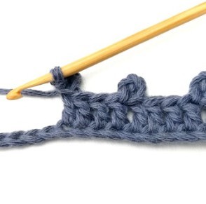 Striped Boxed Picot Crochet Stitch Photo Tutorial