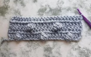 Crochet Monochromatic Polka Dot Pattern Photo Tutorial