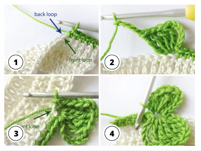 How to Make the Butterfly Crochet Stitch