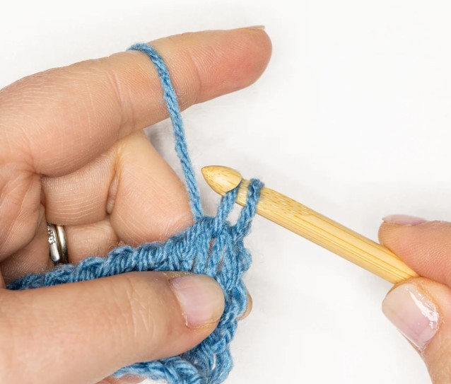 How to Crochet the Tunisian Knit Stitch Photo Tutorial