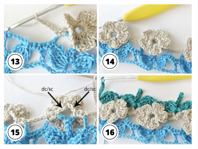 How to Make Lace Flower Crochet Stitch