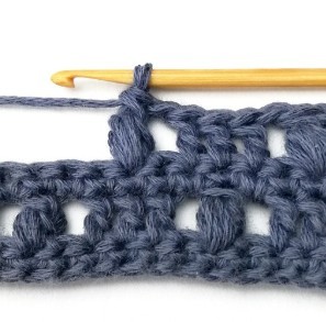 Blueberry Crochet Stitch Photo Tutorial