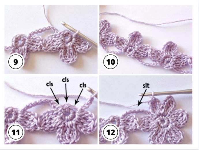 Crochet Flower Stitch