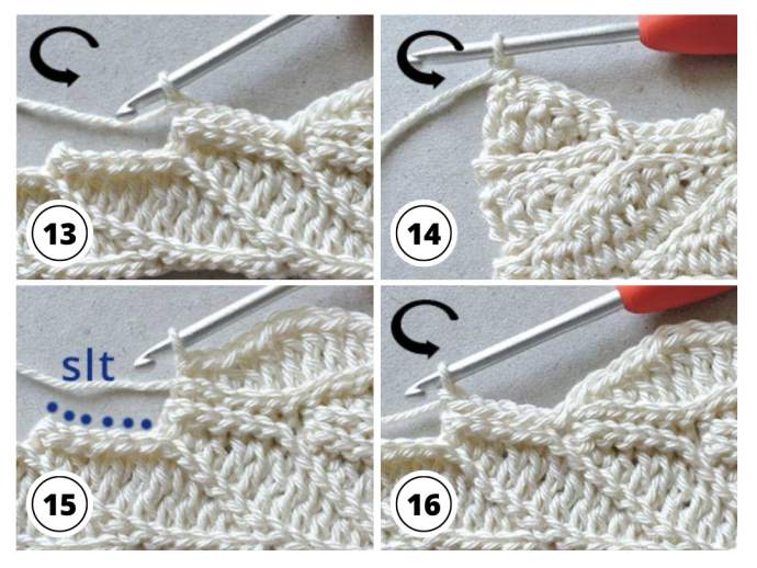 Crochet Wheat Stitch Tutorial
