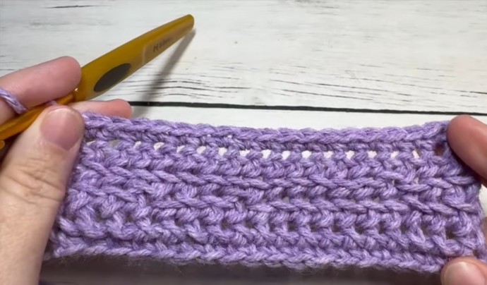 How to Crochet the River Stitch Photo Tutorial