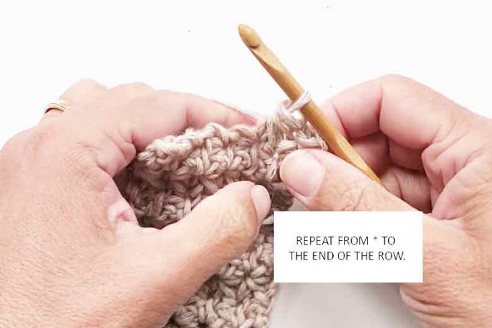 Crochet Simple Daisy Stitch Photo Tutorial