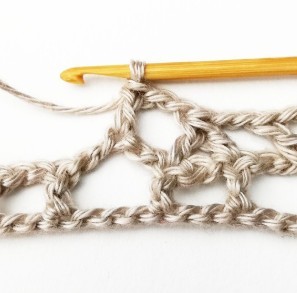 Lacy Interlocked Circles Crochet Stitch Photo Tutorial