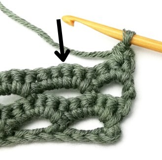 Eyelet Crochet Stitch Photo Tutorial