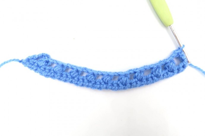 Grid Puff Crochet Stitch