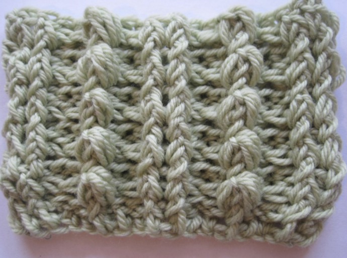 How to Crochet Aran Bobble Stitch