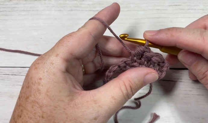 How to Crochet the Bouillon Stitch Photo Tutorial