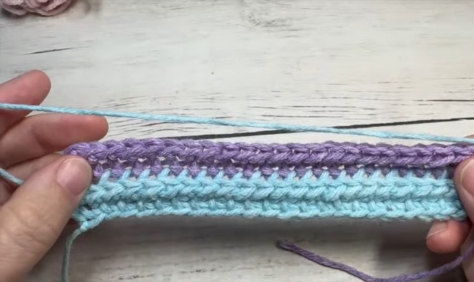 How to Crochet the Layered Brick Stitch Photo Tutotial