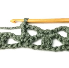 Lacy Spider Column Crochet Stitch Photo Tutorial