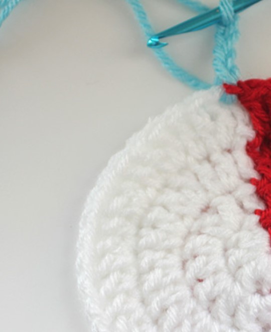 Crochet Snowman Square
