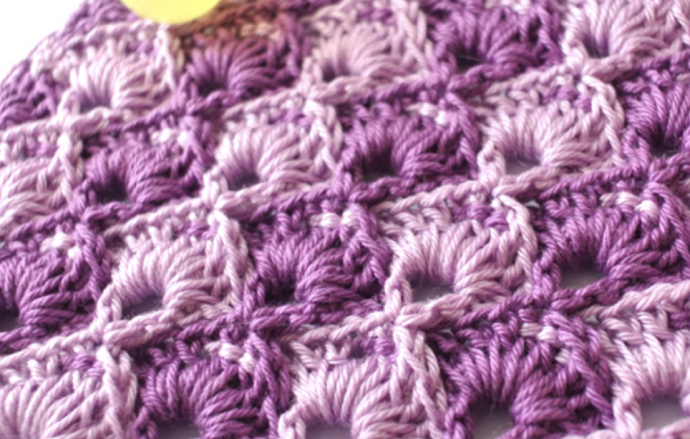 Crochet Textured Shell Stitch Tutorial