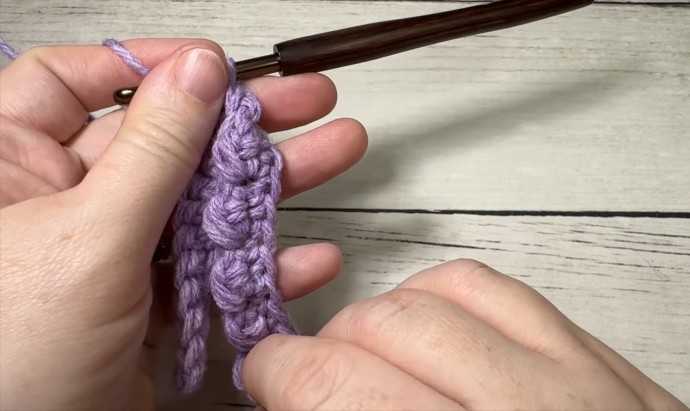 How to Crochet the Slip Stitch Cluster Photo Tutorial
