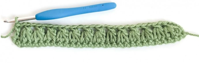 Triads Puff Flower Crochet Stitch Photo Tutorial