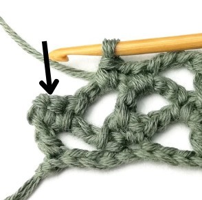 Lacy Spider Column Crochet Stitch Photo Tutorial