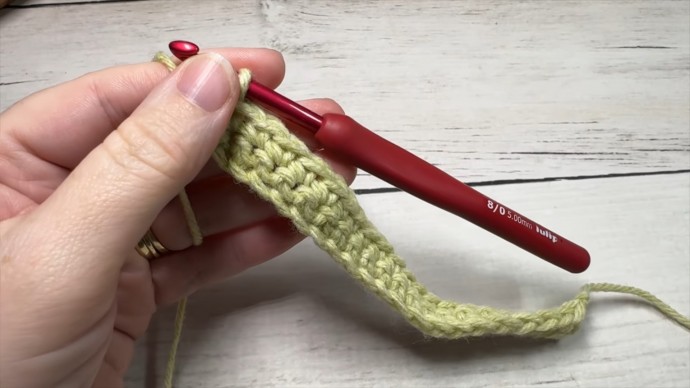 Spiked Knotted Half Double Crochet Photo Tutorial