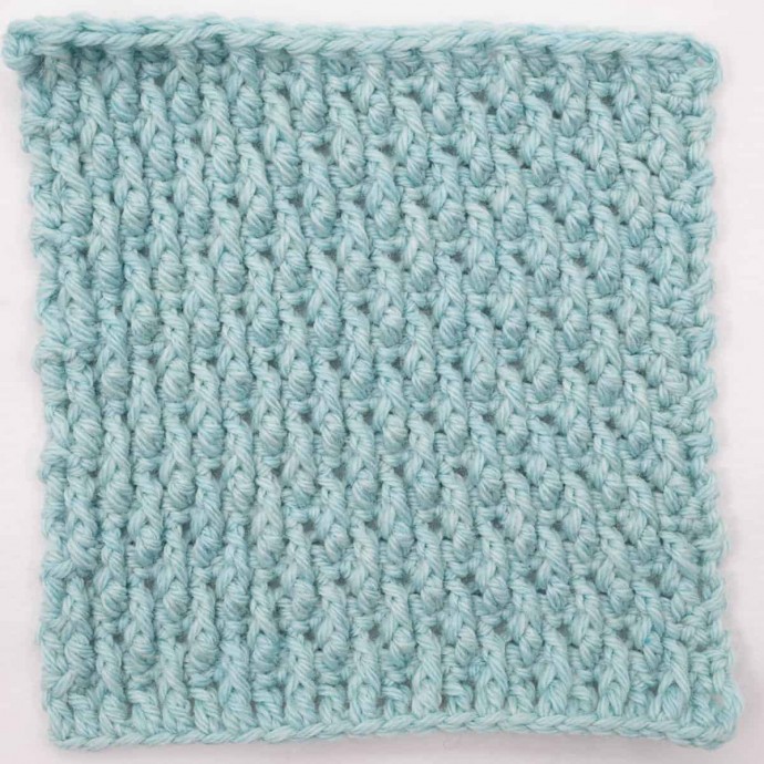 Alpine Crochet Stitch Photo Tutorial