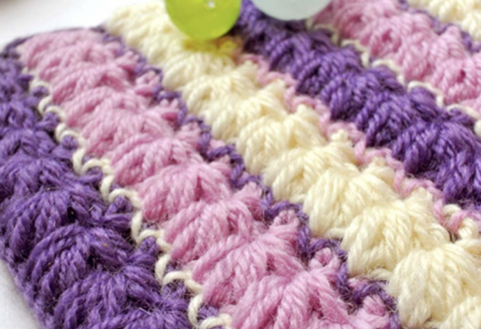Crochet Tutorial: Long Loop Path Stitch