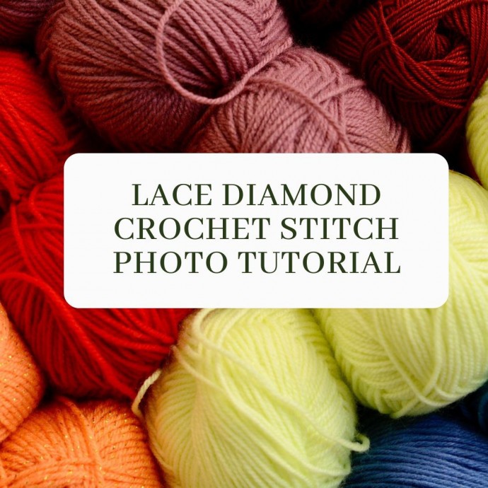 Lace Diamond Crochet Stitch