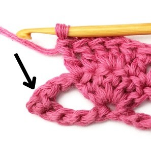 Large Uneven Clam Crochet Stitch Photo Tutorial