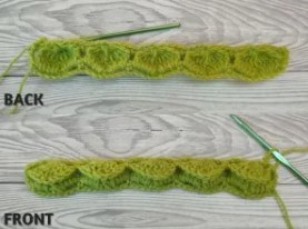 Crochet 3D Marshmallow Stitch Photo Tutorial