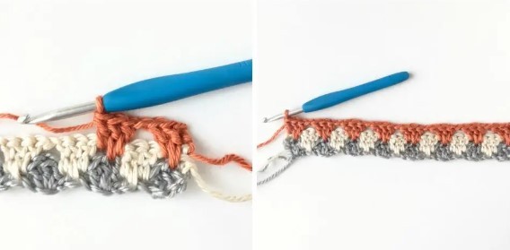 Granny Spike Crochet Stitch Photo Tutorial