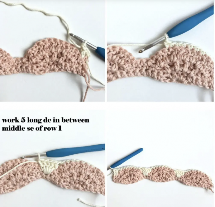 How to Crochet the Large Shell Crochet Stitch Tutorial
