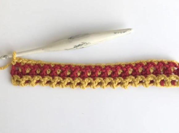 Woven Arches Crochet Stitch Photo Tutorial