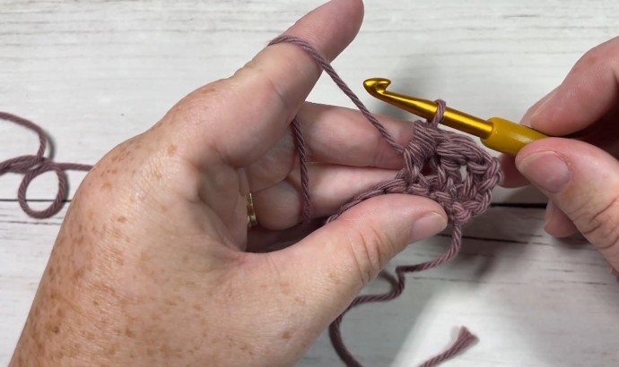 How to Crochet the Bouillon Stitch Photo Tutorial