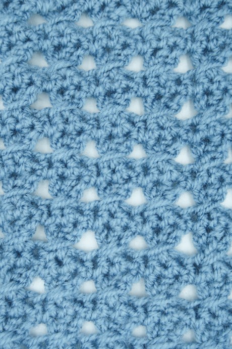 Criss Cross Crochet Stitch