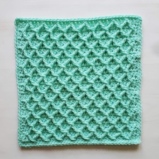 Diamond Trellis Crochet Stitch Tutorial
