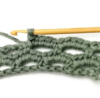 Eyelet Crochet Stitch Photo Tutorial