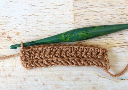 How to Crochet Front Loop Only Single Crochet Stitch