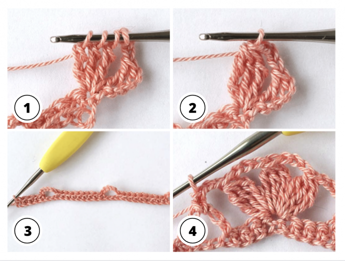 Crochet Tutorial: Trefoil Leaf Stitch