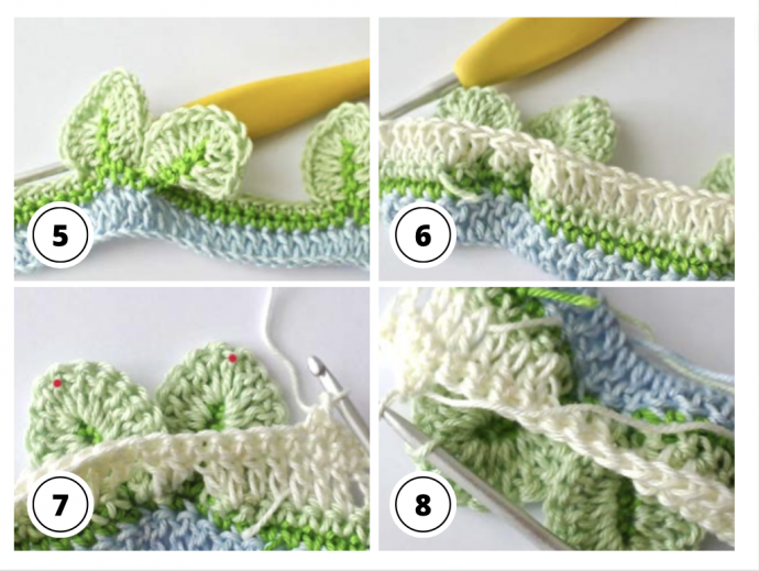 Crochet 3d Flower Stitch Tutorial