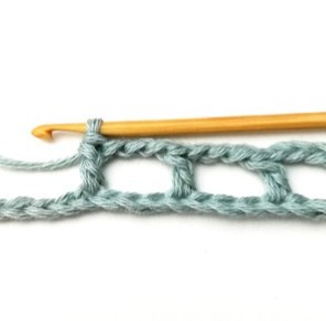 Striped Mesh Crochet Stitch Photo Tutorial