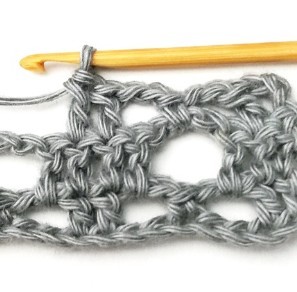Belgian Mesh Crochet Stitch Photo Tutorial