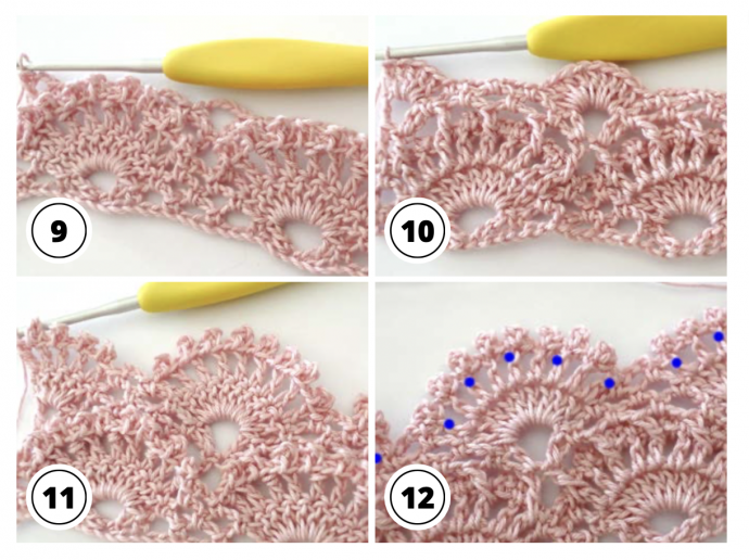 Crochet Creative: Beautiful Multicolor Shell Stitch