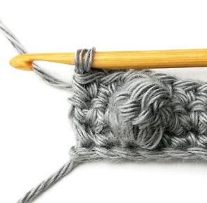 Aligned Bobble Crochet Stitch Photo Tutorial