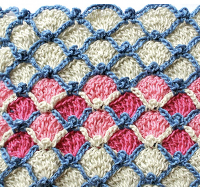 Colorful Chell Stitch Crochet Tutorial