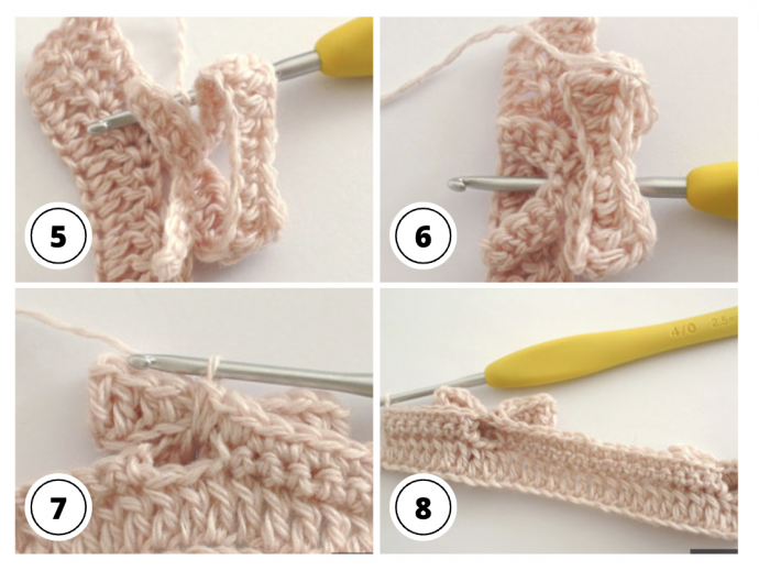 Crochet Bow Stitch Tutorial