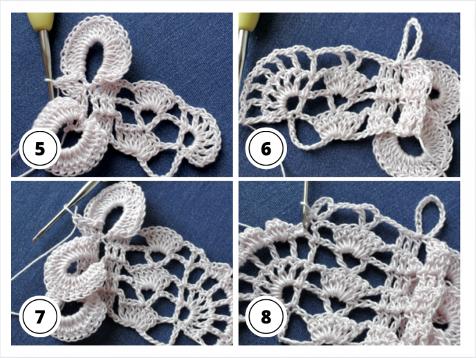 Crochet Cable-Shell Edging