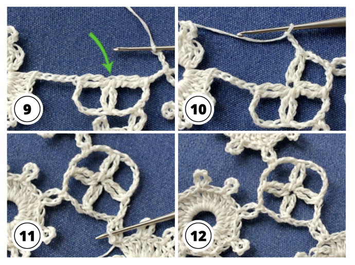 Crochet Circle Edging