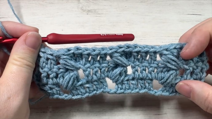 How to Crochet the Climbing Puffs Stitch Photo Tutorial