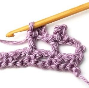 Striped Picot Mesh Crochet Stitch Photo Tutorial