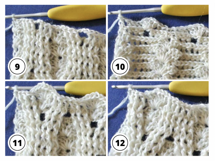 Crochet Tutorial: Textured Oval Shell Stitch